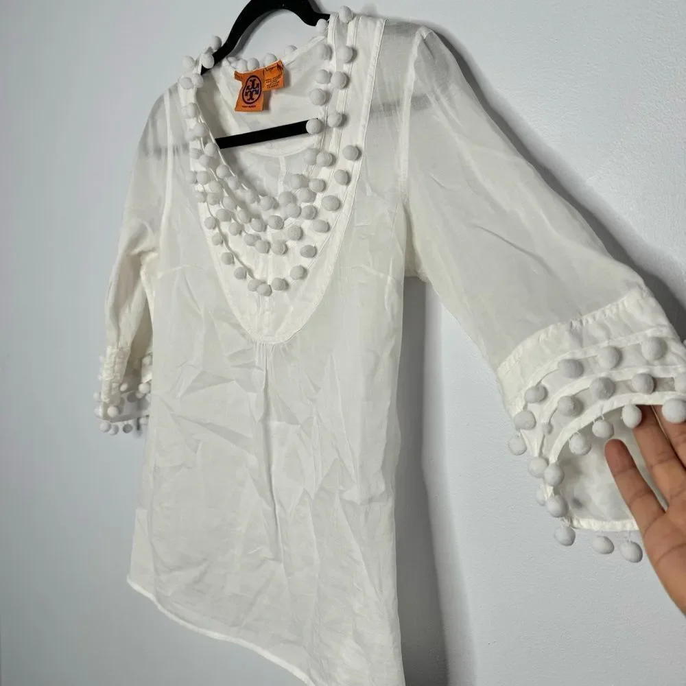 Tory Burch white blouse